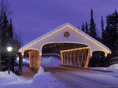 Christmas Covered Bridge, Alaska