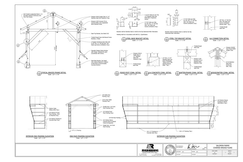 Salomon Farms Covered Bridge Plans