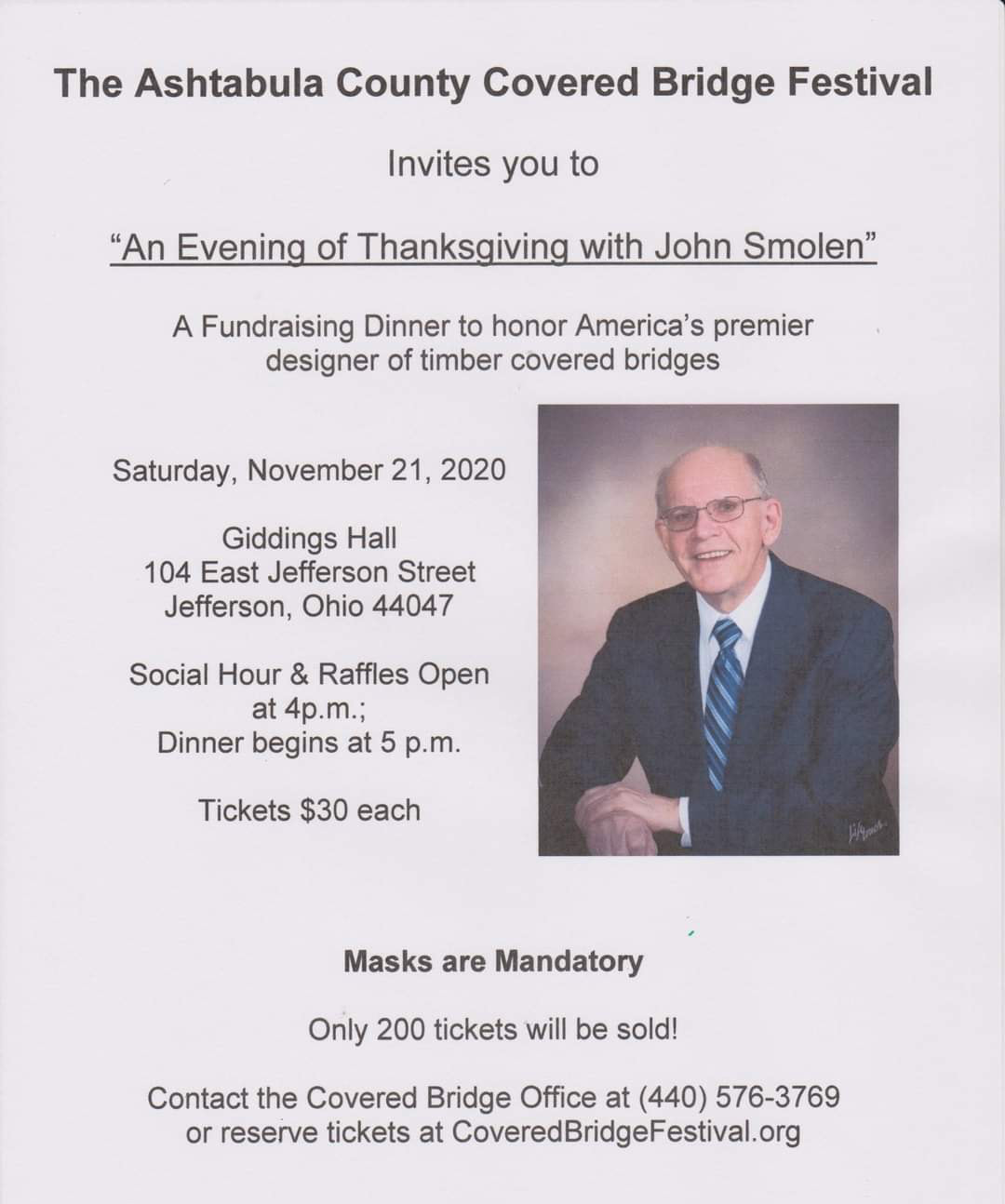 Thanksgiving Fund Raiser Poster