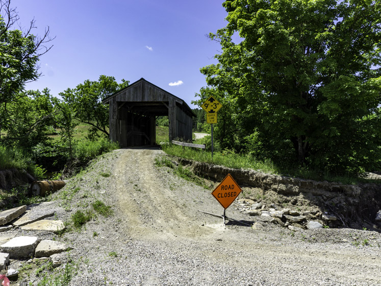 Scribner CB road damage