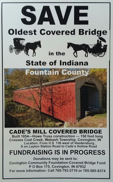 Cades Mill CB fundraising poster