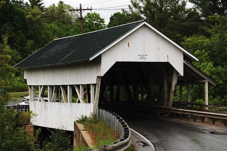 Miller's Run Bridge, Lyndonville, Vt #filephoto