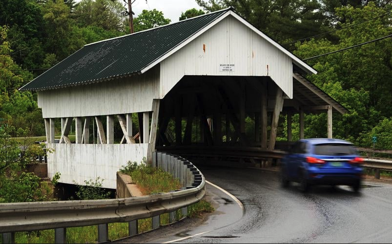 Miller's Run Bridge, Lyndonville, Vt #filephoto