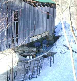 Poland Covered Bridge March 12, 2001