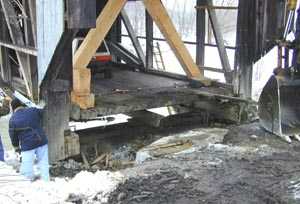 Poland Covered Bridge March 14, 2001