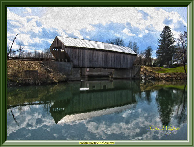 North Hartland Twin Covered Bridge