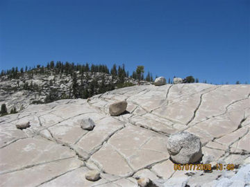 Fractured Rock at Olmstead Point