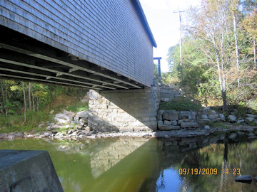 Robyville Bridge abutment