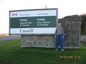 Fundy National Park sign