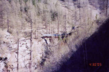 Hohsteg Covered Bridge near Zermatt