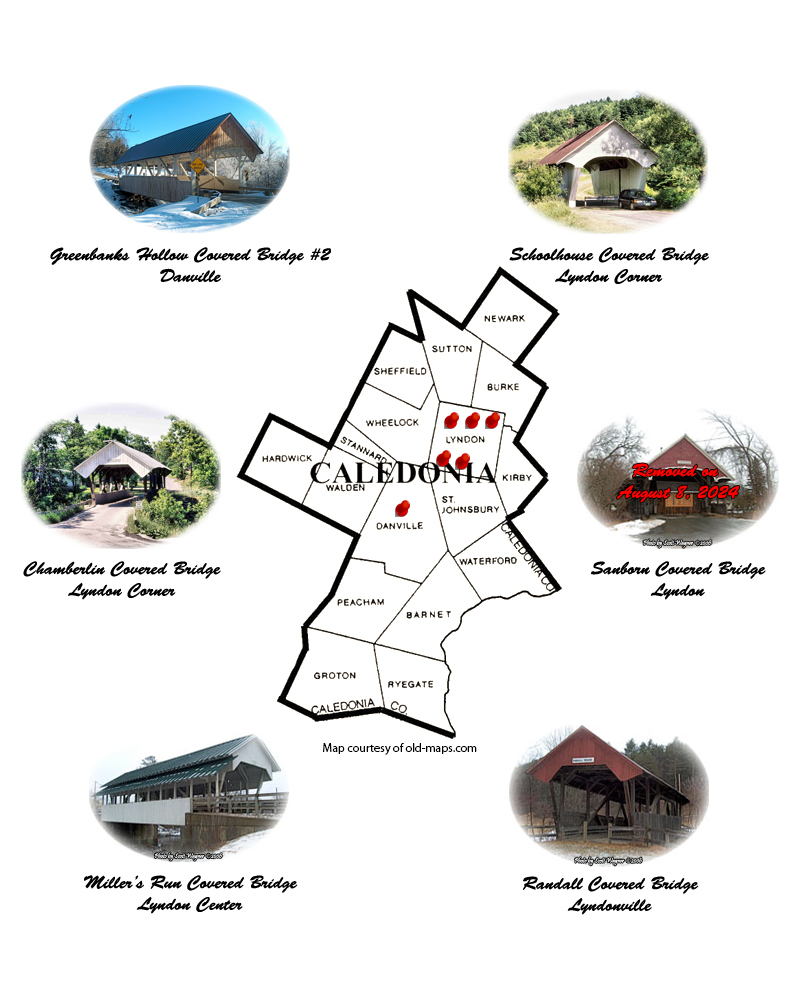 Caledonia County Covered Bridges