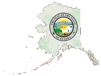Google map of Alaska with seal