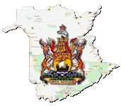Google Map of New Brunswick with coat of arms