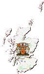Scotland Map with Coat of Arms