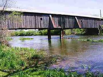 Hamdon Covered Bridge Photo by Dick Wilson