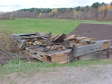 Smith CB wreckage Photo by David Guay October 2001