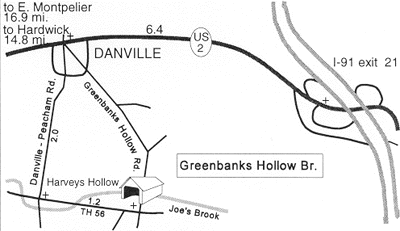 Greenbanks Hollow Covered Bridge Map Photo by Joe Nelson