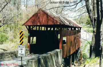 Jackson Mill Covered Bridge - Photo by Dick Wilson