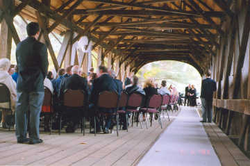 Sunday River Covered Bridge wedding