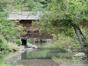 Hyde Hall Bridge spanning Shadow Brook