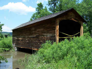 Hyde Hall Covered Bridge Flooding - Dick Wilson