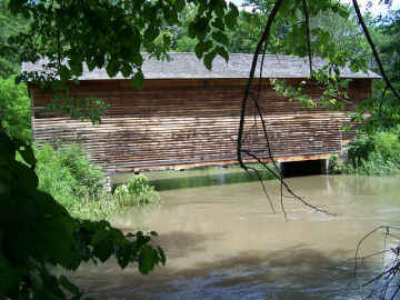 Hyde Hall Covered Bridge Flooding - Dick Wilson