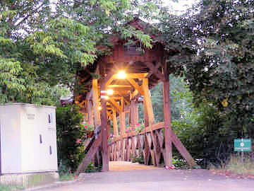 Alland, Austria Foot Bridge