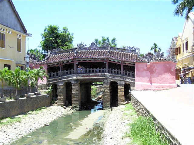 The Pagoda Bridge (Chua Cau) located in Hoi An, Vietnam. Photo © 2008 by Mark Kibbler