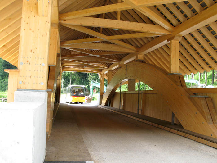 The New Kemmeriboden Bridge, Emmental, Switzerland. Photo by Konrad Meyer-Usteri August 2009