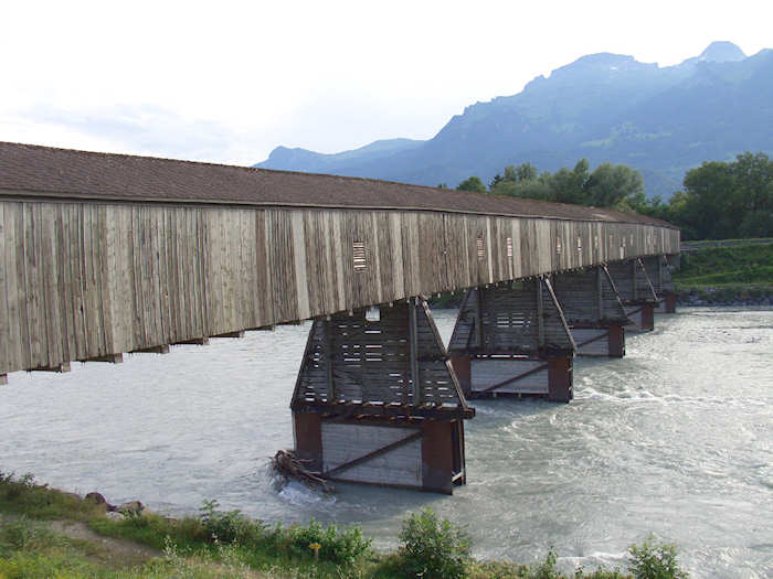 The Vaduz-Sevelen Rhine Bridge Photo by Gregor Wenda