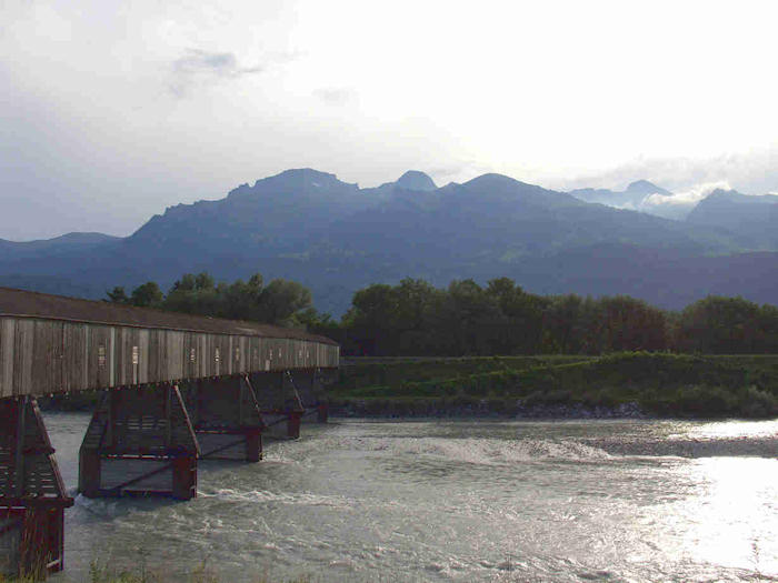 The Vaduz-Sevelen Rhine Bridge Photo by Gregor Wenda