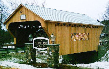 Hermitage Road Covered Bridge Photo by Anita Rafael