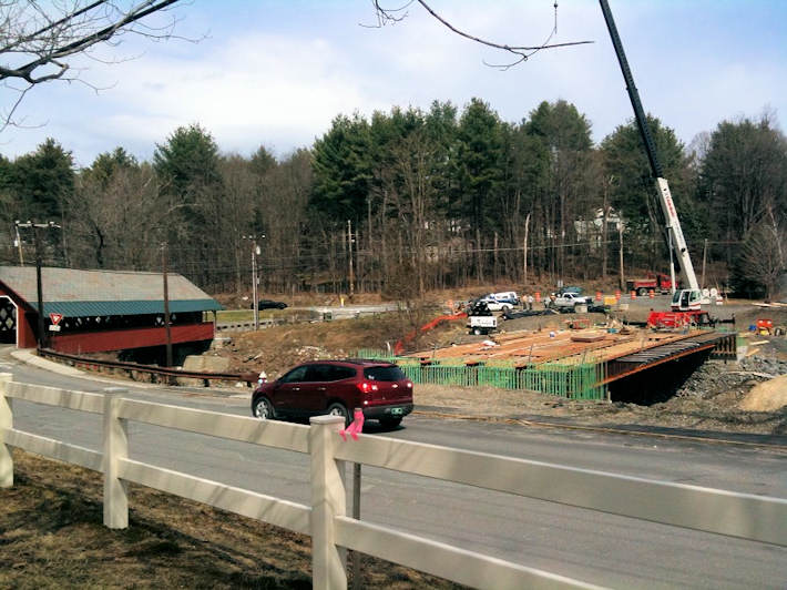 Creamery Bridge Bypass Project Photo by Ray Hitchcock March 25, 2010