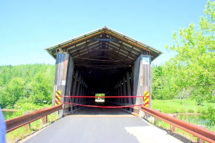 New Hampshire portal of Mt. Orne Bridge June 3, 2010