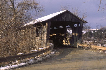 The Quinlan Covered Bridge Charlotte, Vermont