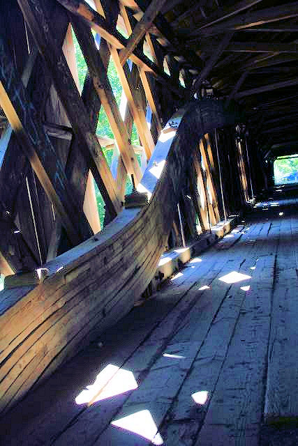 Scott Covered Bridge inverted truss