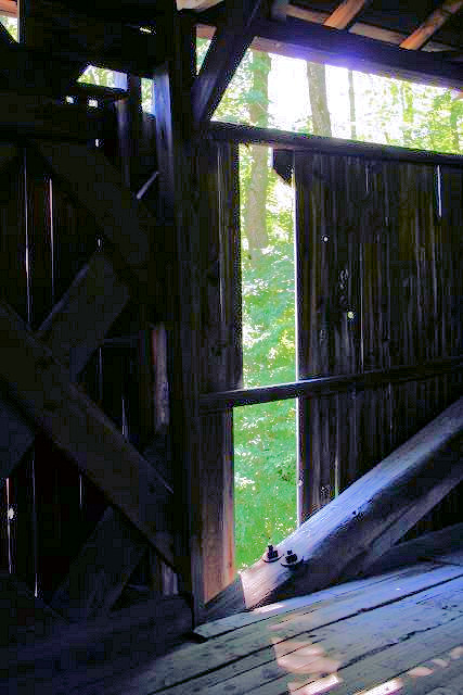 Scott Covered Bridge boards kicked out