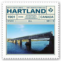 Canadian CB stamp Hartland - Bill Caswell
