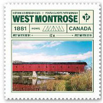 Canadian CB stamp West Montrose - Bill Caswell