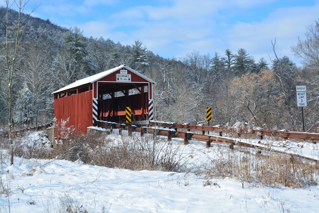 The Naus Kramer Covered Bridge Columbia County Pennsylvania