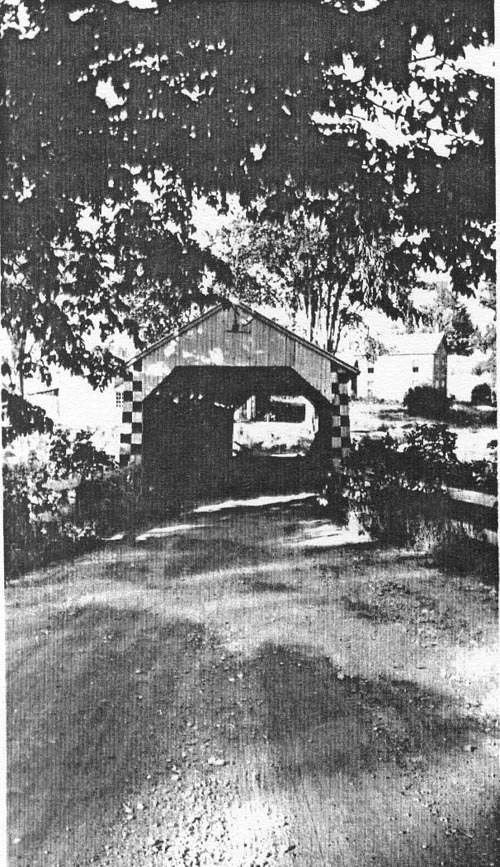 Browns River Covered Bridge scene