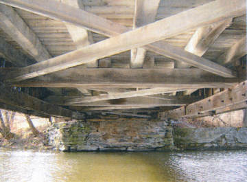 East Fairfield Covered Bridge Floor Framing