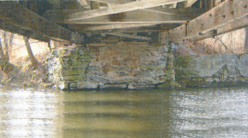 East Fairfield Covered Bridge West Abutment