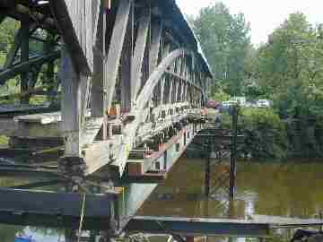 Poland Covered Bridge August 5, 2003