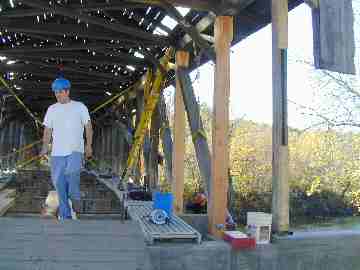 Poland Covered Bridge Oct. 14, 2003