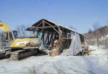 Poland Covered Bridge January 26, 2004