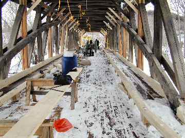 Poland Covered Bridge February 7, 2004
