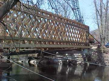 Sanderson Bridge Repairs Photo by David Guay