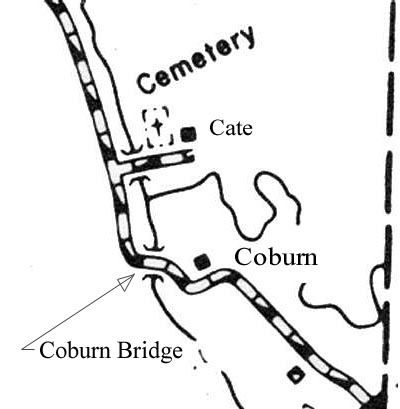 Coburn Covered Bridge Map Detail