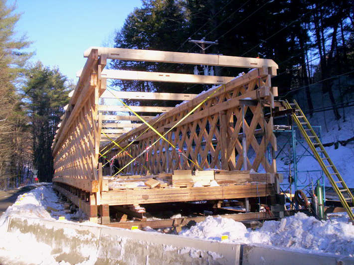 Williamsville Covered Bridge January 21, 2010